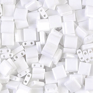 Tila Bead 5mm Opaque White