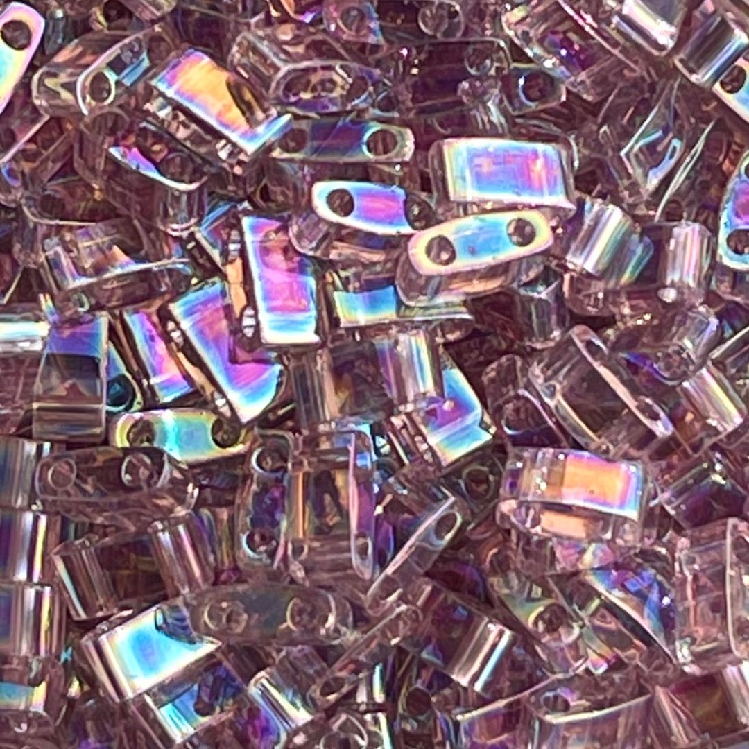 Half Tila Transparent Smoky Amethyst - Image 1