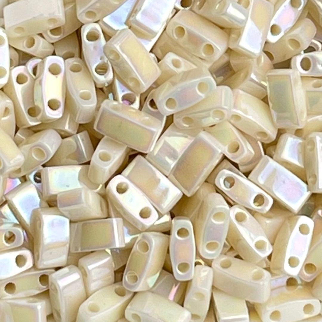 Half Tila Ivory Pearl Ceylon AB - Image 1