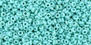 Demi Round Opaque-Rainbow Turquoise
