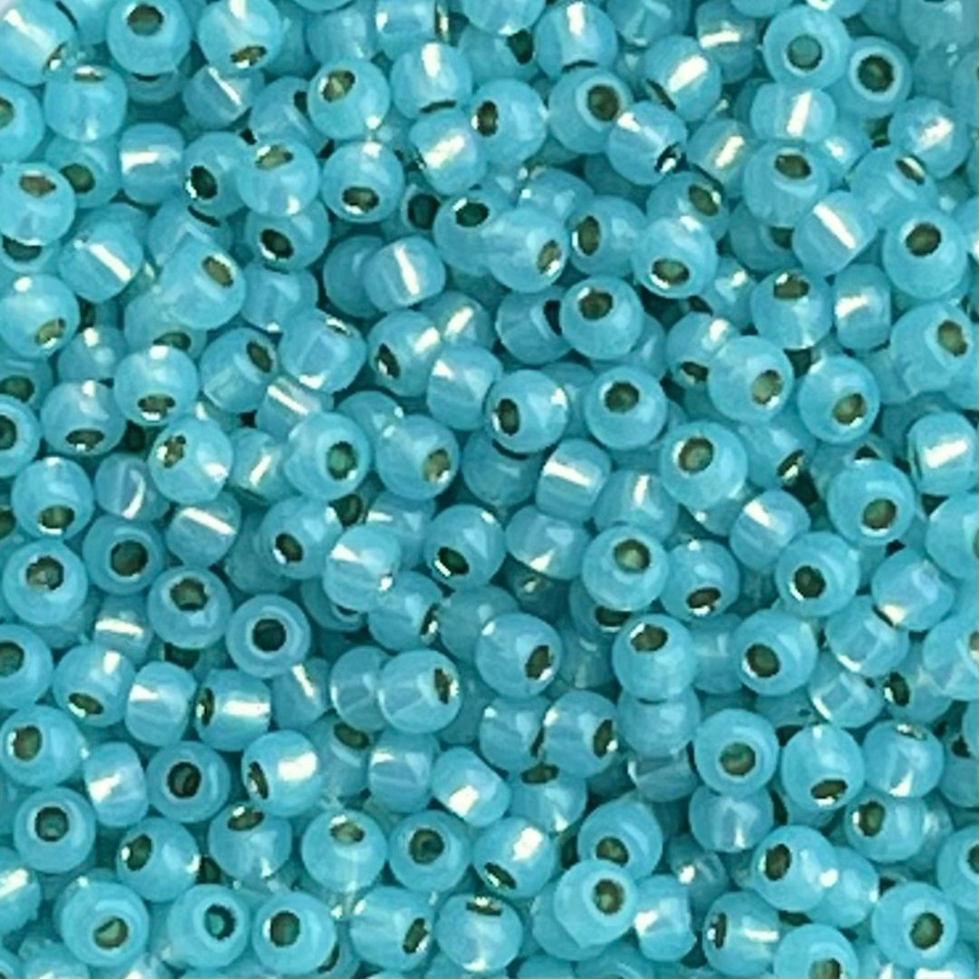 Round #11 PermaFinish - SilverLined Milky Aqua - Image 1