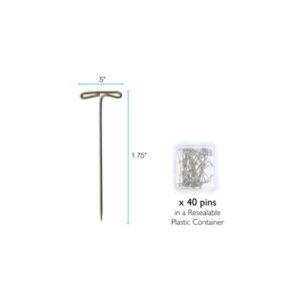T-Pins 45mm - 40und - Image 2