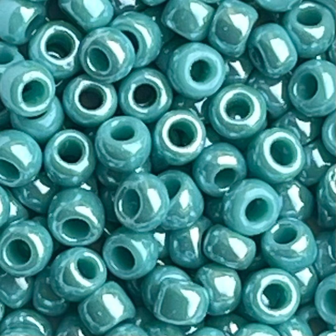 Round #6 Opaque - Lustered Turquoise - Image 1