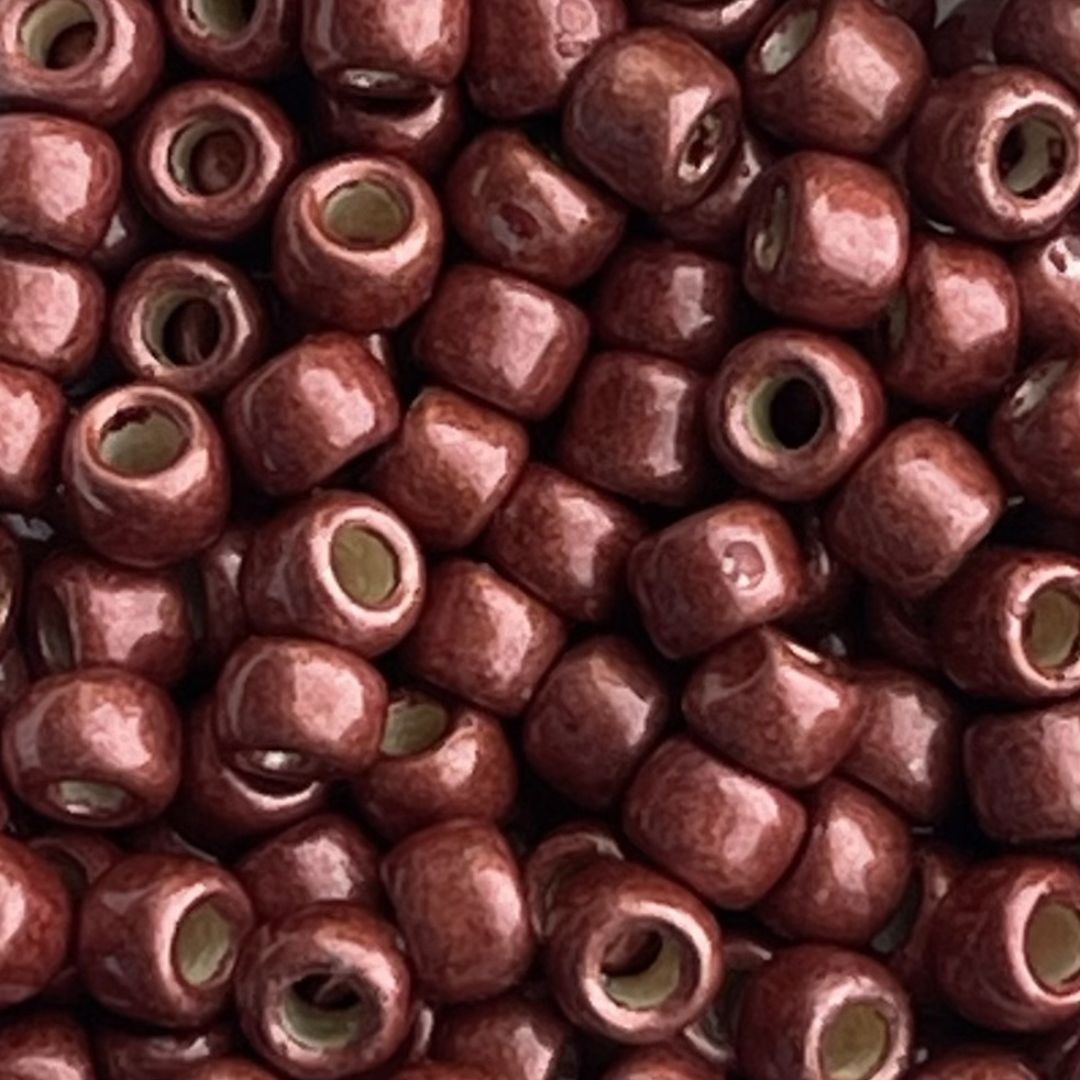 Round #6 PermaFinish Galvanized Matte Burgundy - Image 1