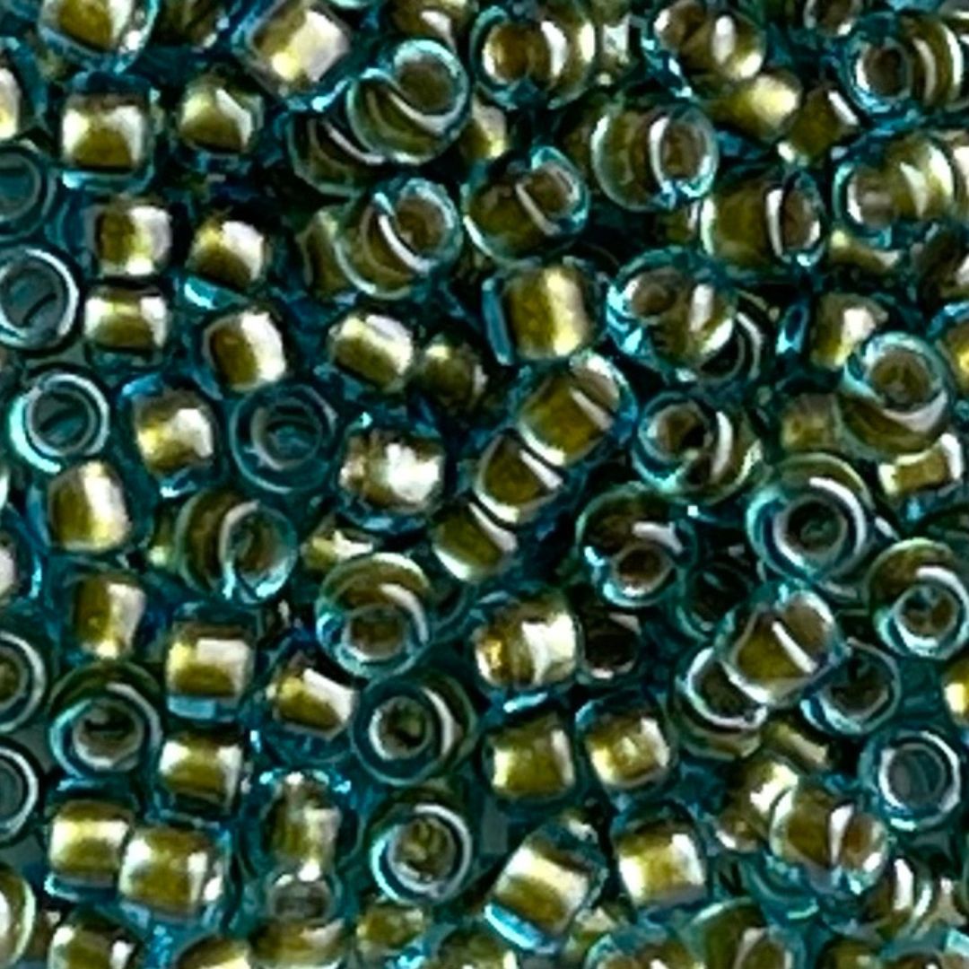 Round #8 Silver Lined Aqua - Image 1
