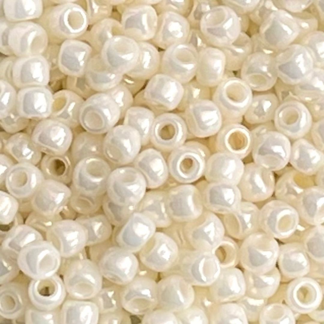 Round #8 Opaque Lustered Navajo White - Image 1