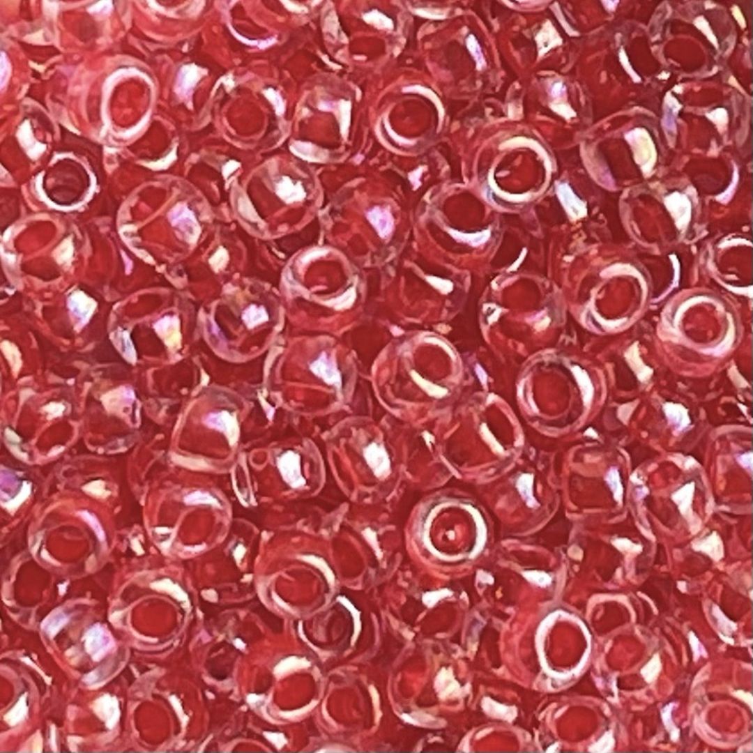 Round #8 Inside-Color Rainbow Crystal/Rose Lined - Image 1