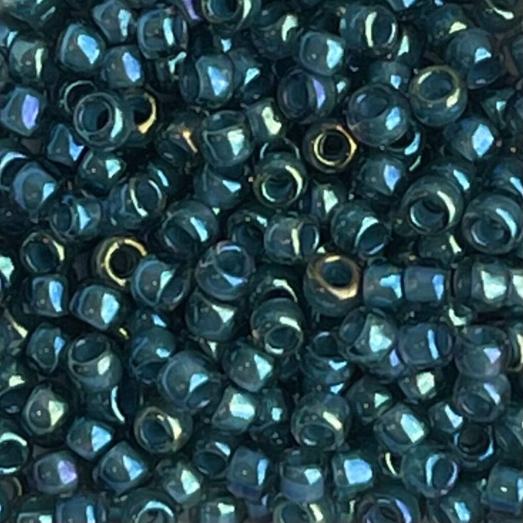 Round #8 Inside Color Rainbow Capri Aqua Lined