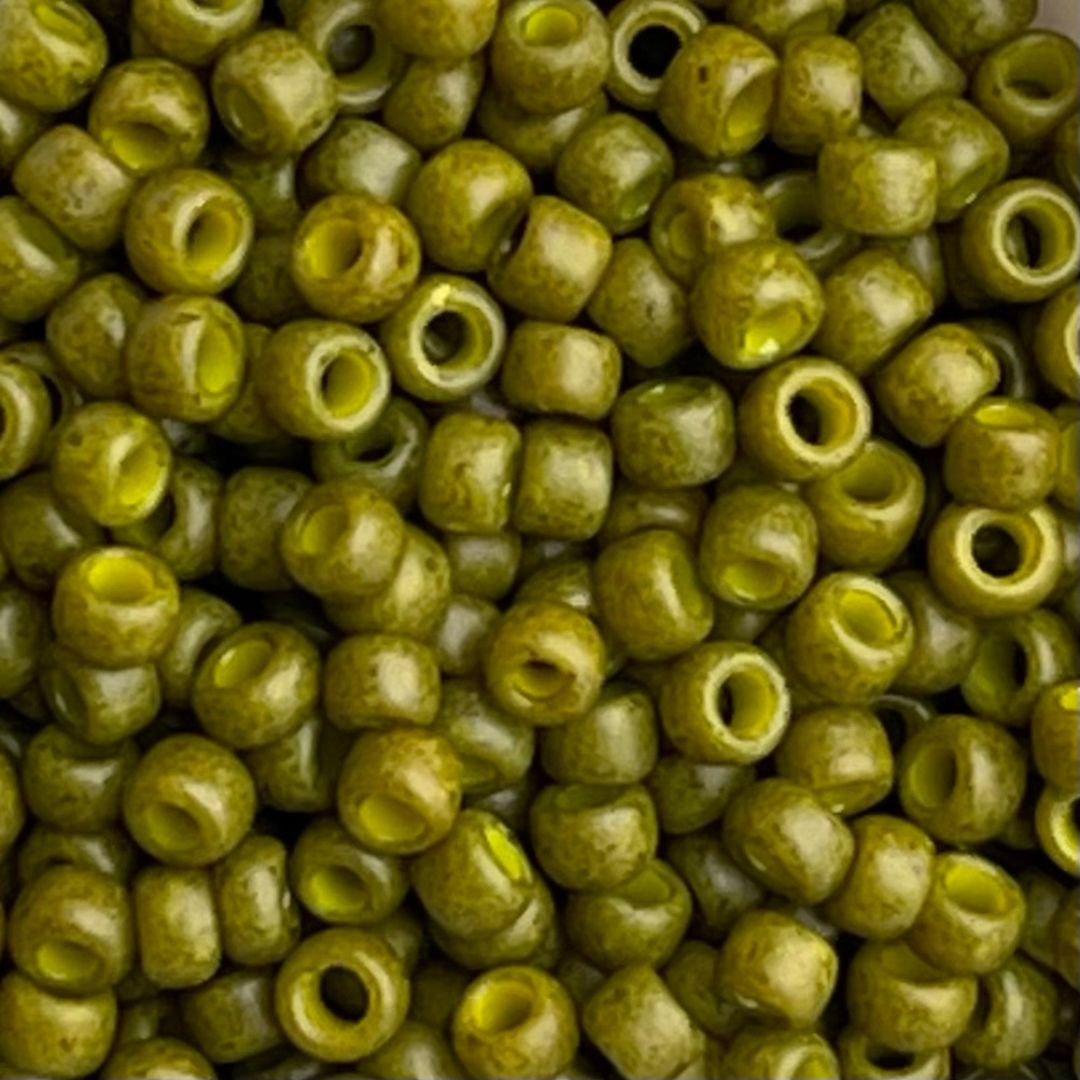 Round #8 Semi Glazed Olive - Image 1