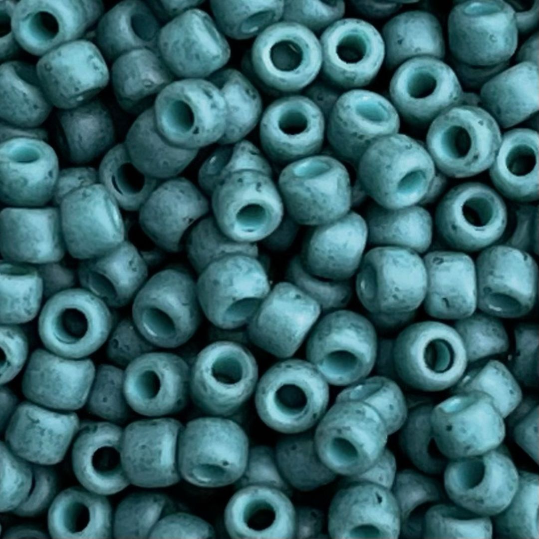 Round #8 Semi Glazed Turquoise - Image 1