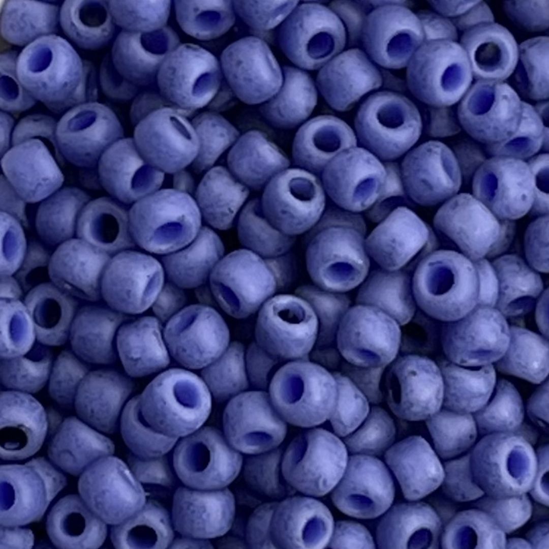 Round #8 Semi Glazed Soft Blue - Image 1