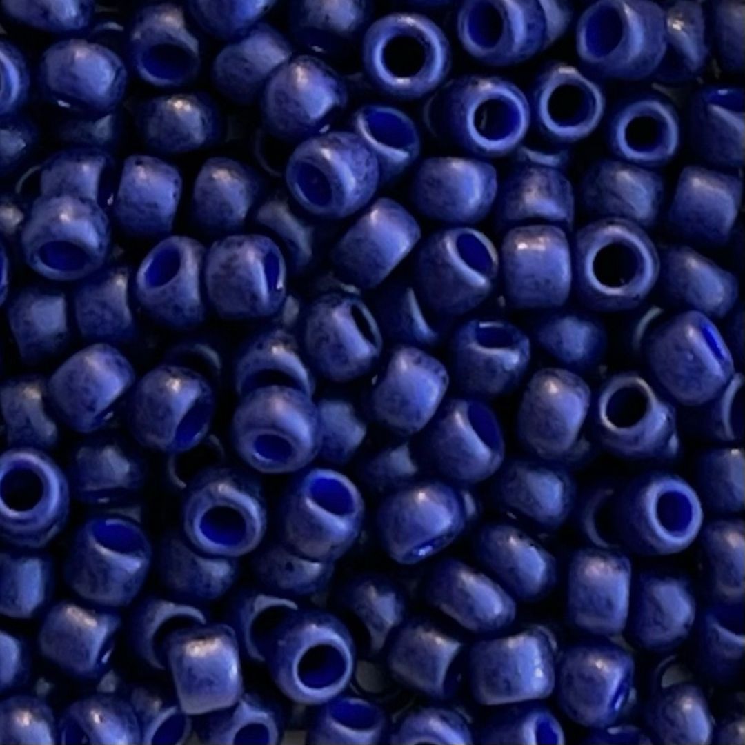 Round #8 Semi Glazed Navy Blue - Image 1