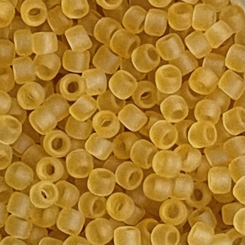 Round #8 Transparent Frosted Lt Topaz