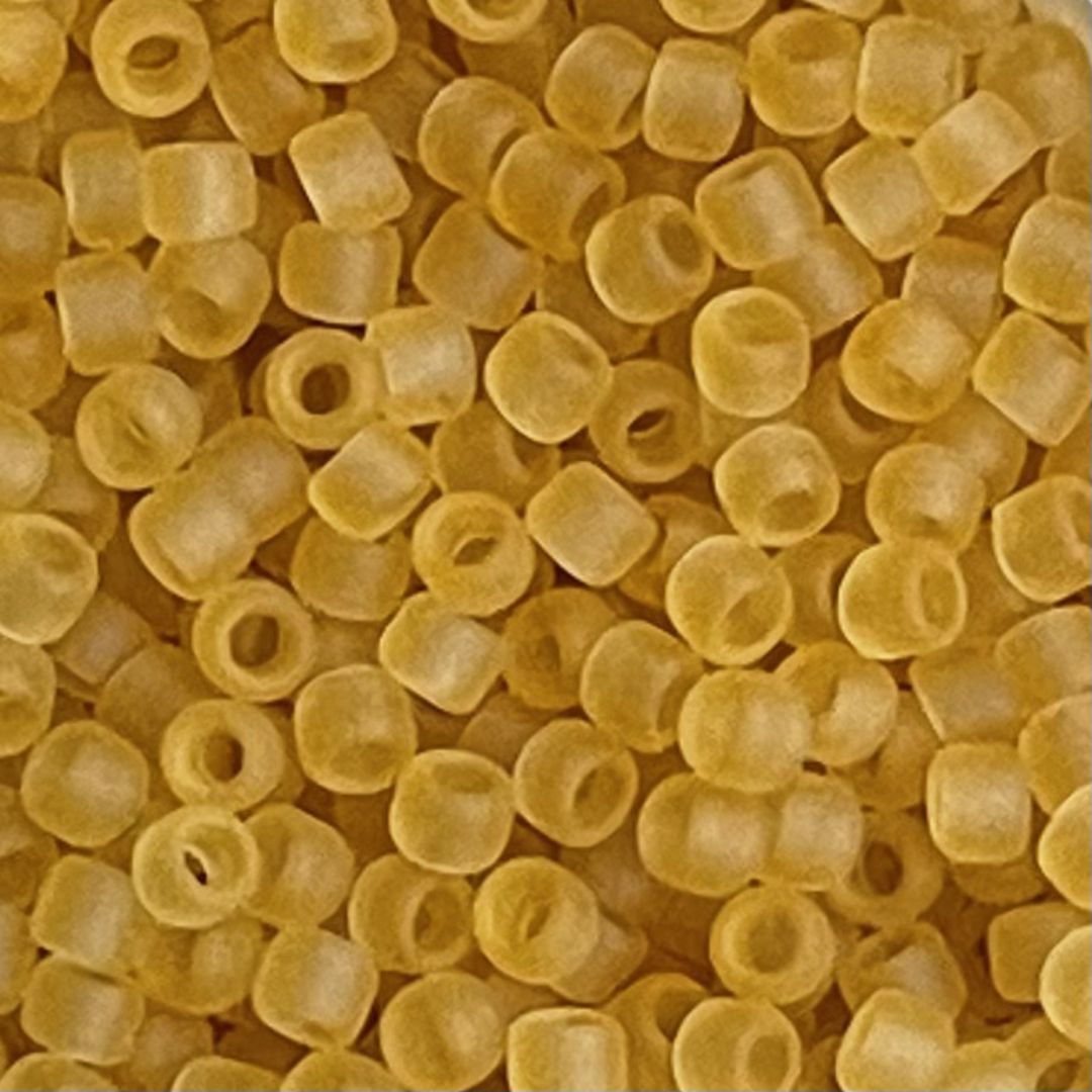 Round #8 Transparent Frosted Lt Topaz - Image 1