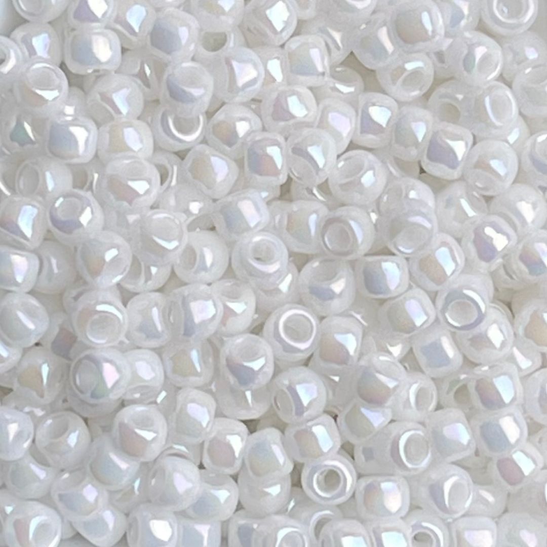 Round #8 Opaque Rainbow White - Image 1