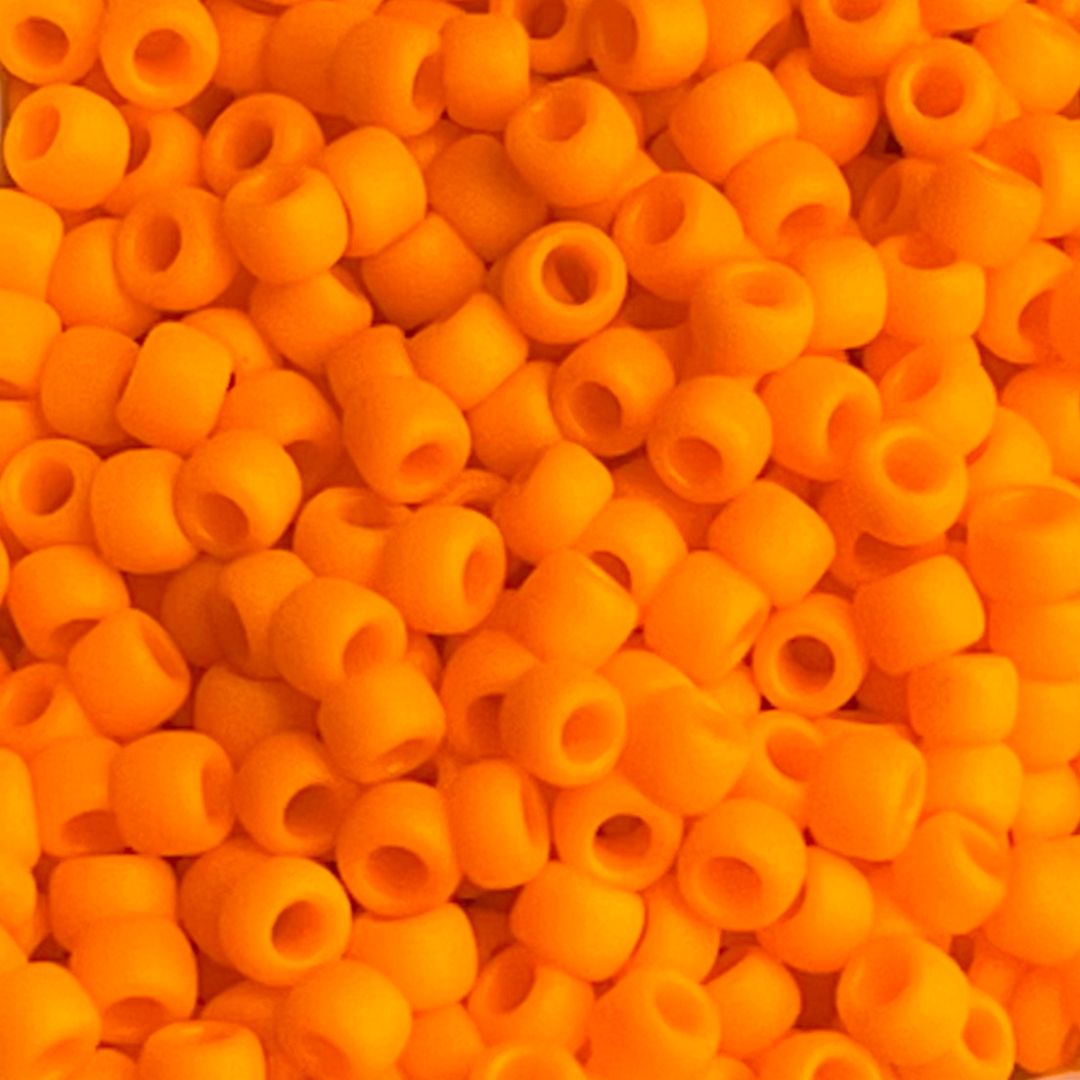 Round #8 Opaque Frosted Cantaloupe - Image 1