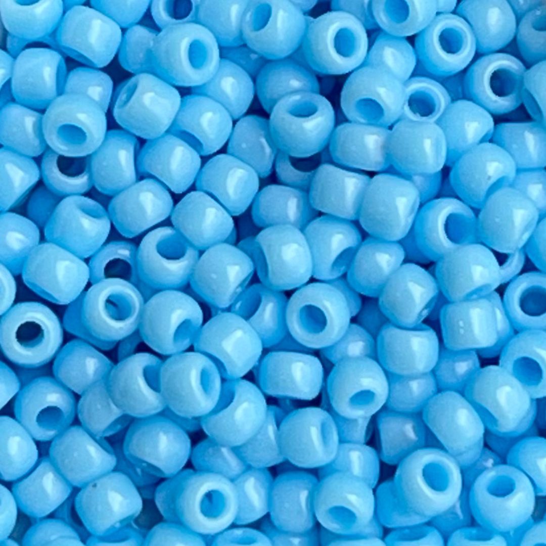 Round #8 Opaque Blue Turquoise - Image 1