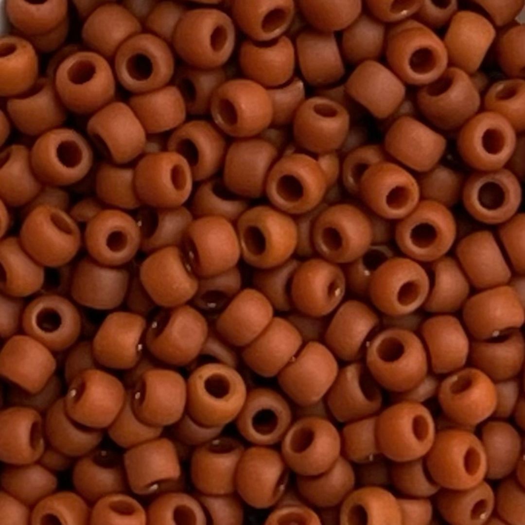 Round #8 Opaque Frosted Terra Cotta - Image 1