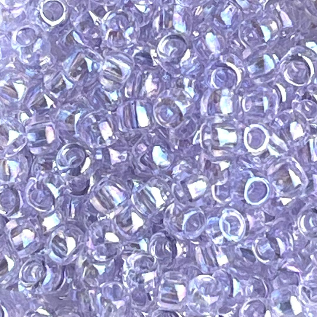 Round #8 Transparent Dyed Rainbow Lavender Mist - Image 1