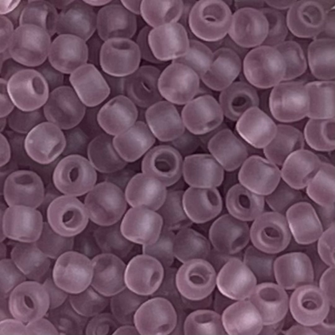 Round #8 Transparent Frosted Lt Amethyst x 10 grs - Image 1
