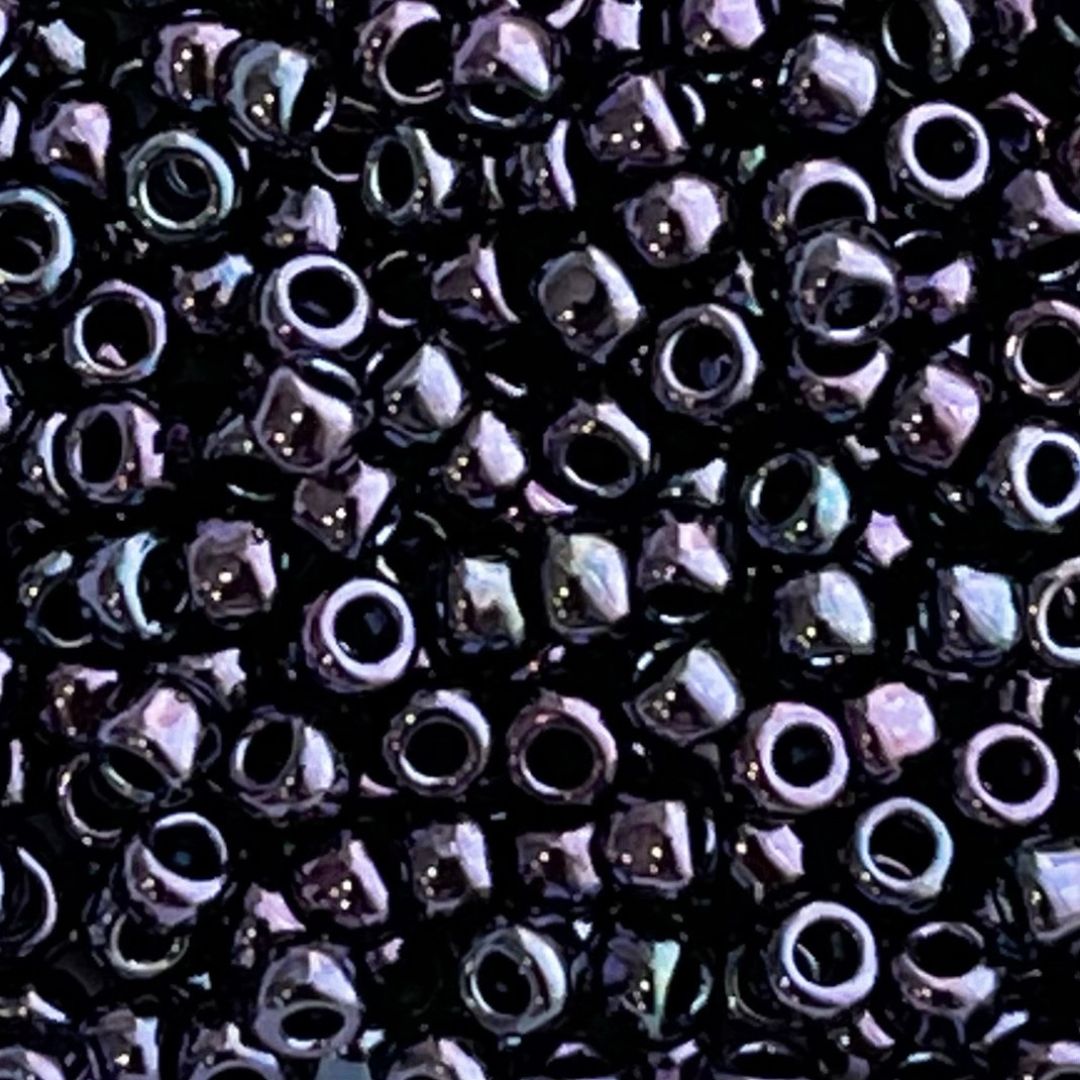Round #8 Metallic Amethyst Gun Metal - Image 1