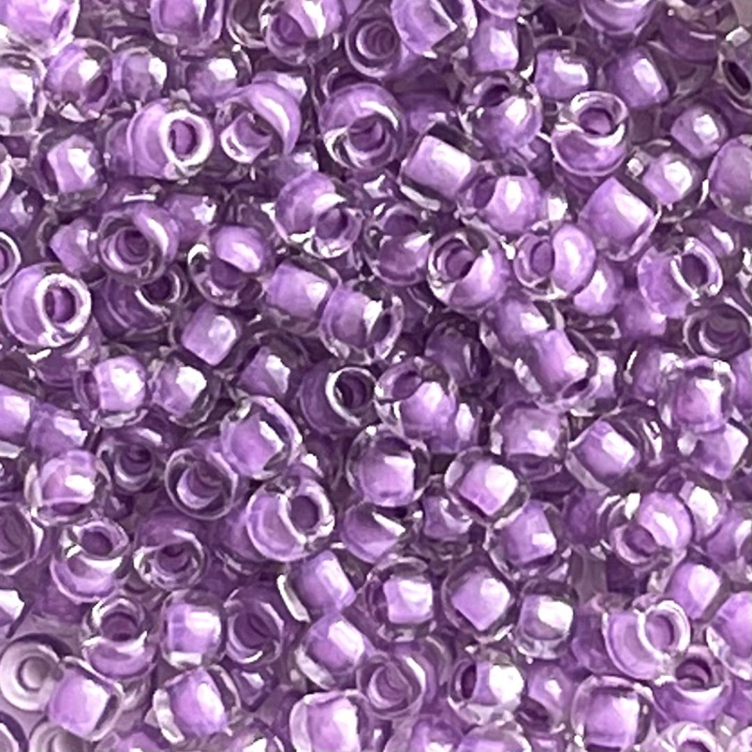 Round #8 Inside-Color Crystal/Wisteria-Lined - Image 1