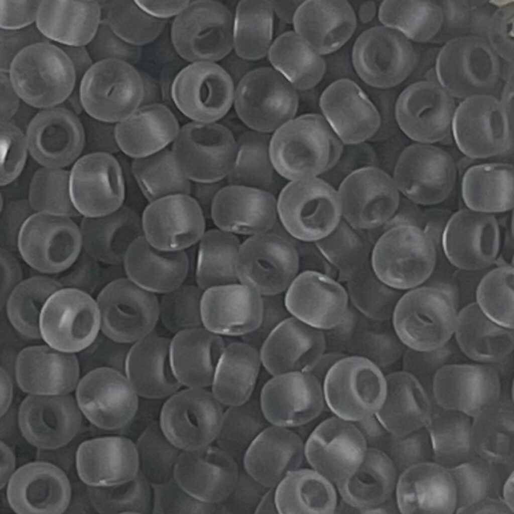 Round #8 Transparent Frosted Gray x 10 grs