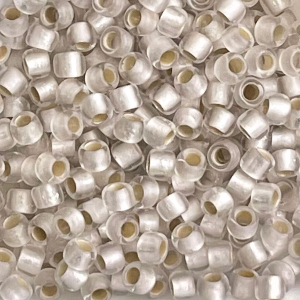 Round #8 PermaFinish SilverLined Frosted Crystal x 10 grs