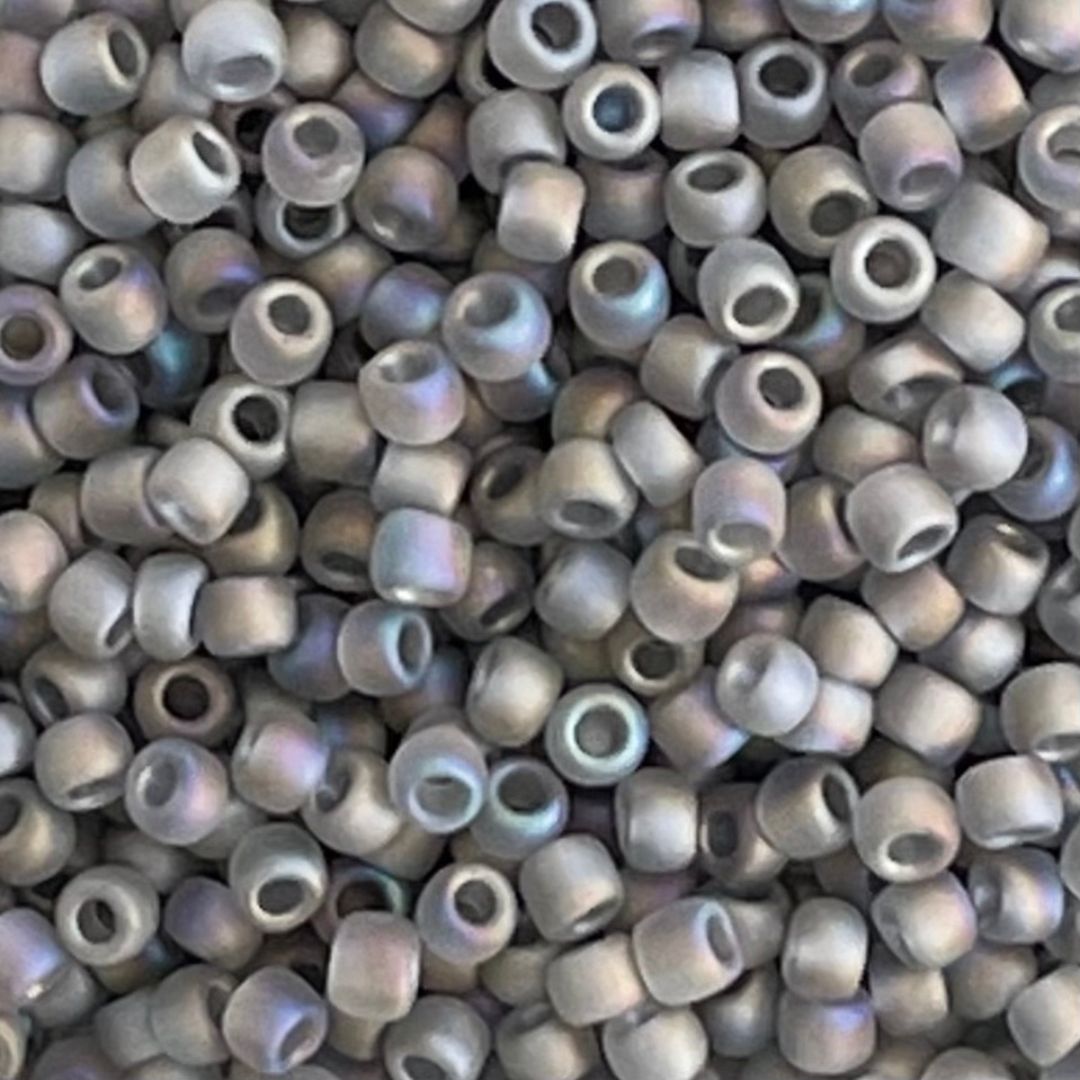 Round #11 Transparent Rainbow Frosted Gray - Image 1