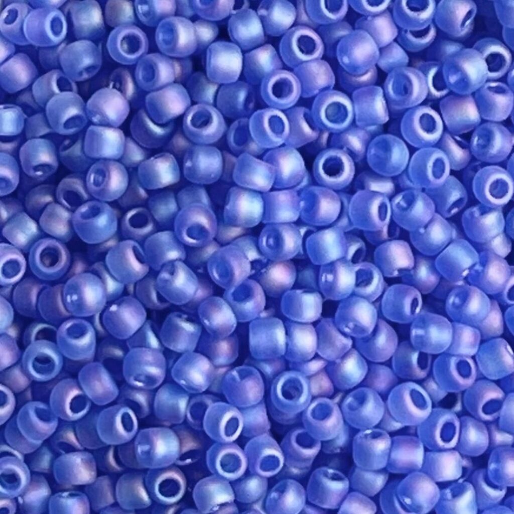 Round #11 Transparent Rainbow Frosted Sapphire