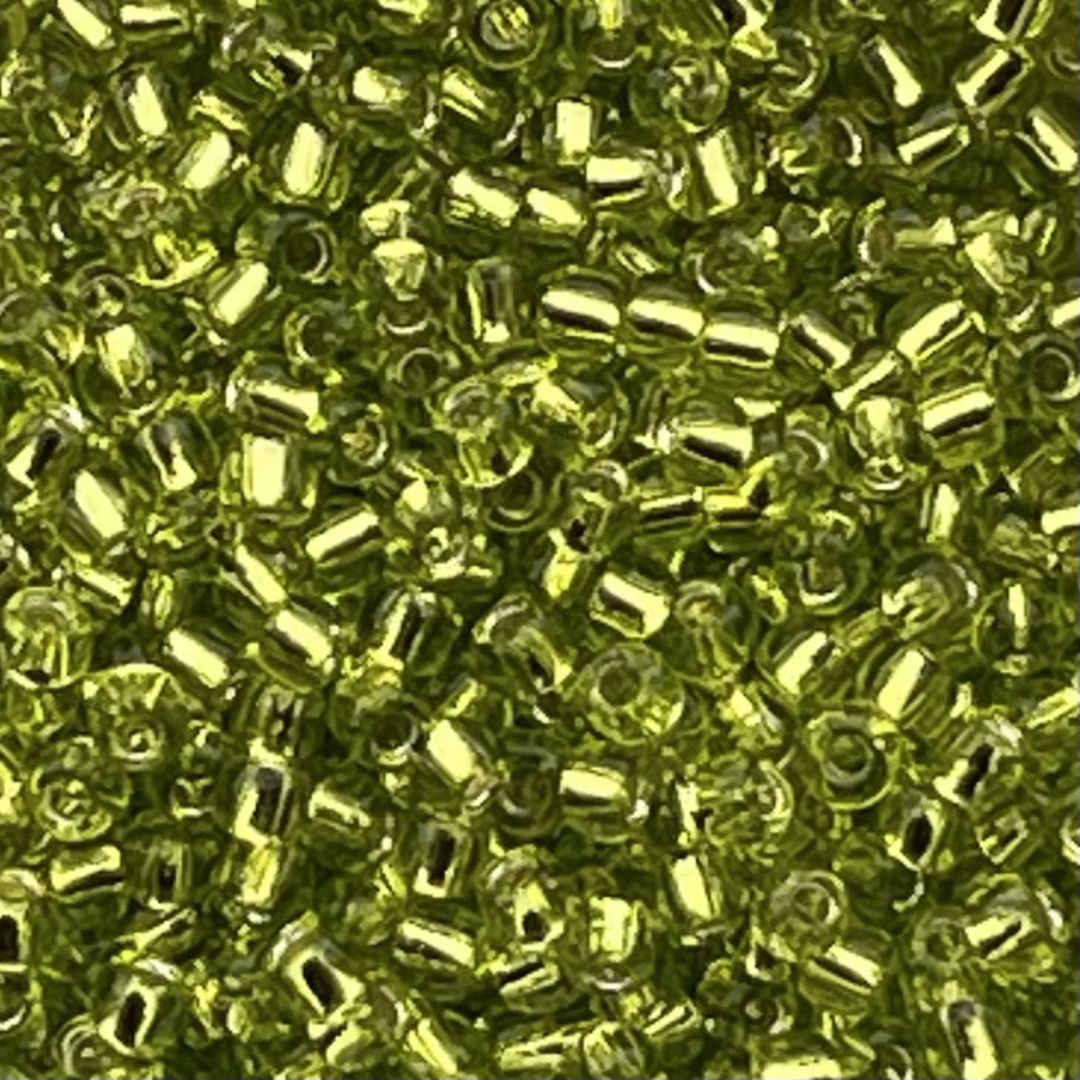 Round 11 Silver Lined Lime Green - Image 1