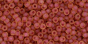 Round #11 Inside-Color Rainbow Frosted Lt Topaz Mauve-Lined