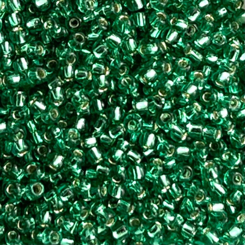 Round #11 Silver-Lined Dk Peridot