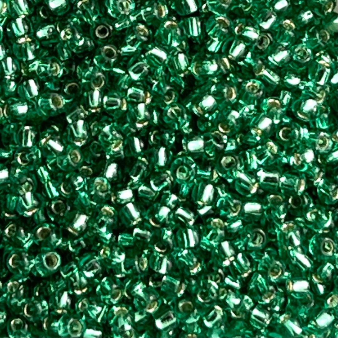 Round #11 Silver-Lined Dk Peridot - Image 1