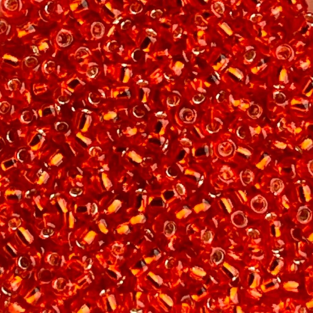 Round #15 SilverLined Lt Siam Ruby