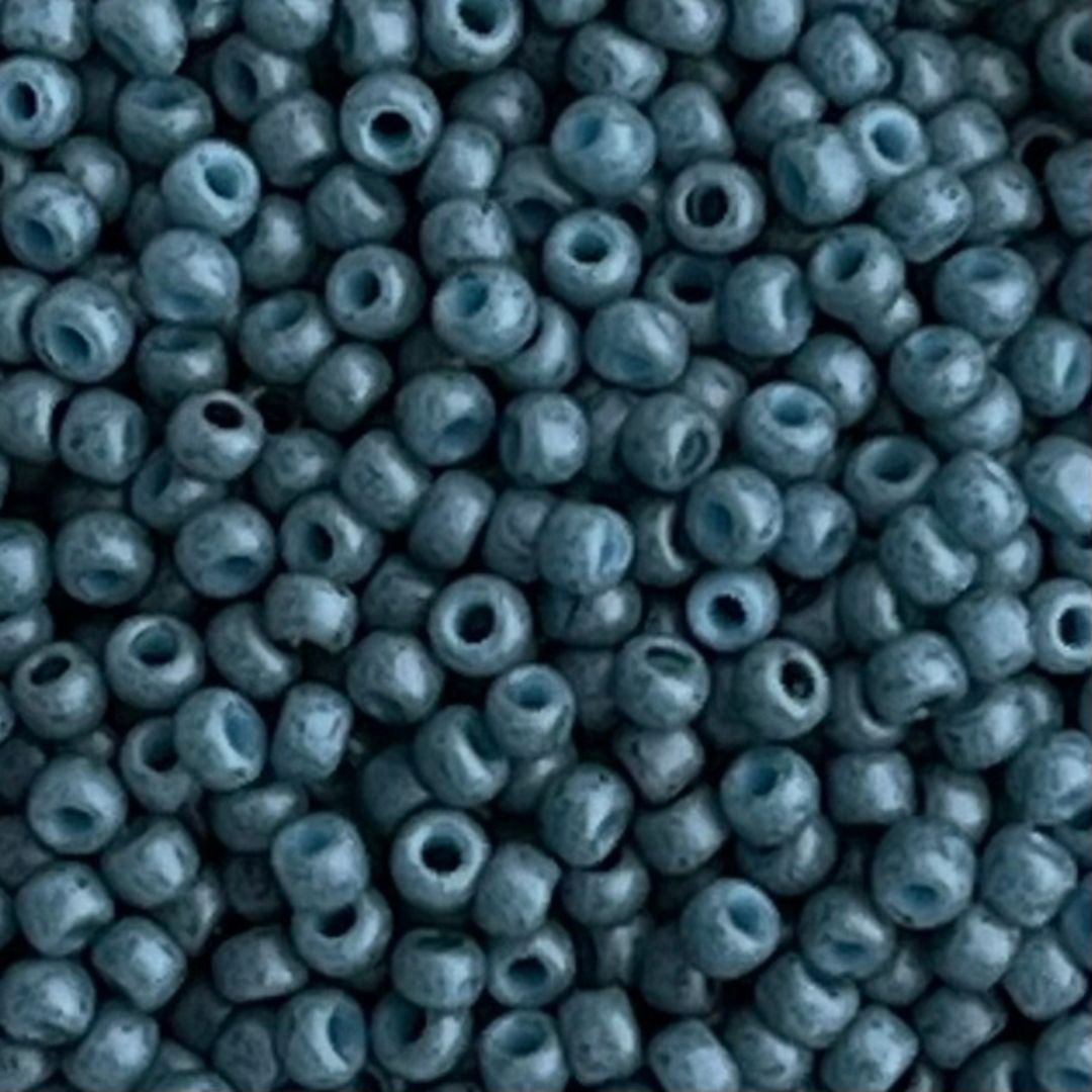 Round #11 Semi Glazed Blue Turquoise - Image 1