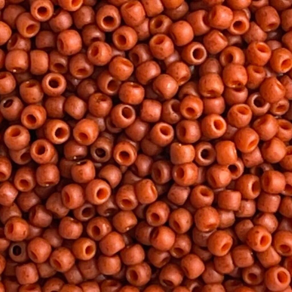 Round #11 Semi Glazed Orange