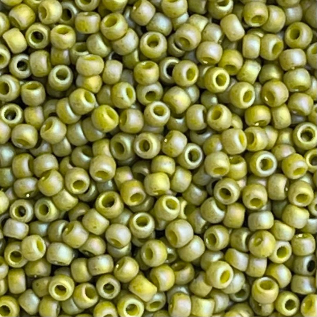 Round #11 Semi-Glazed Rainbow - Lemongrass - Image 1