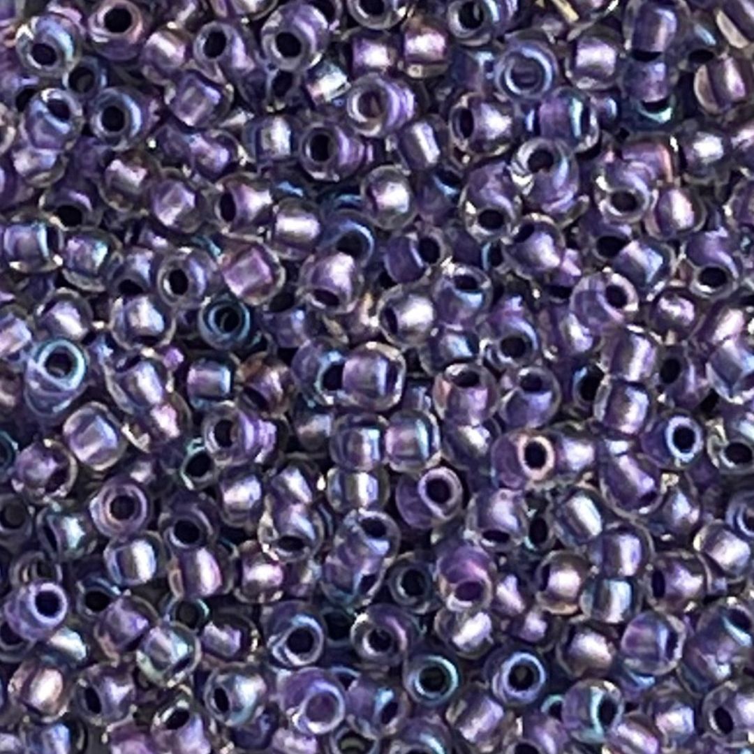 Round #11 InsideColor Rainbow Crystal Metallic Purple Lined - Image 1