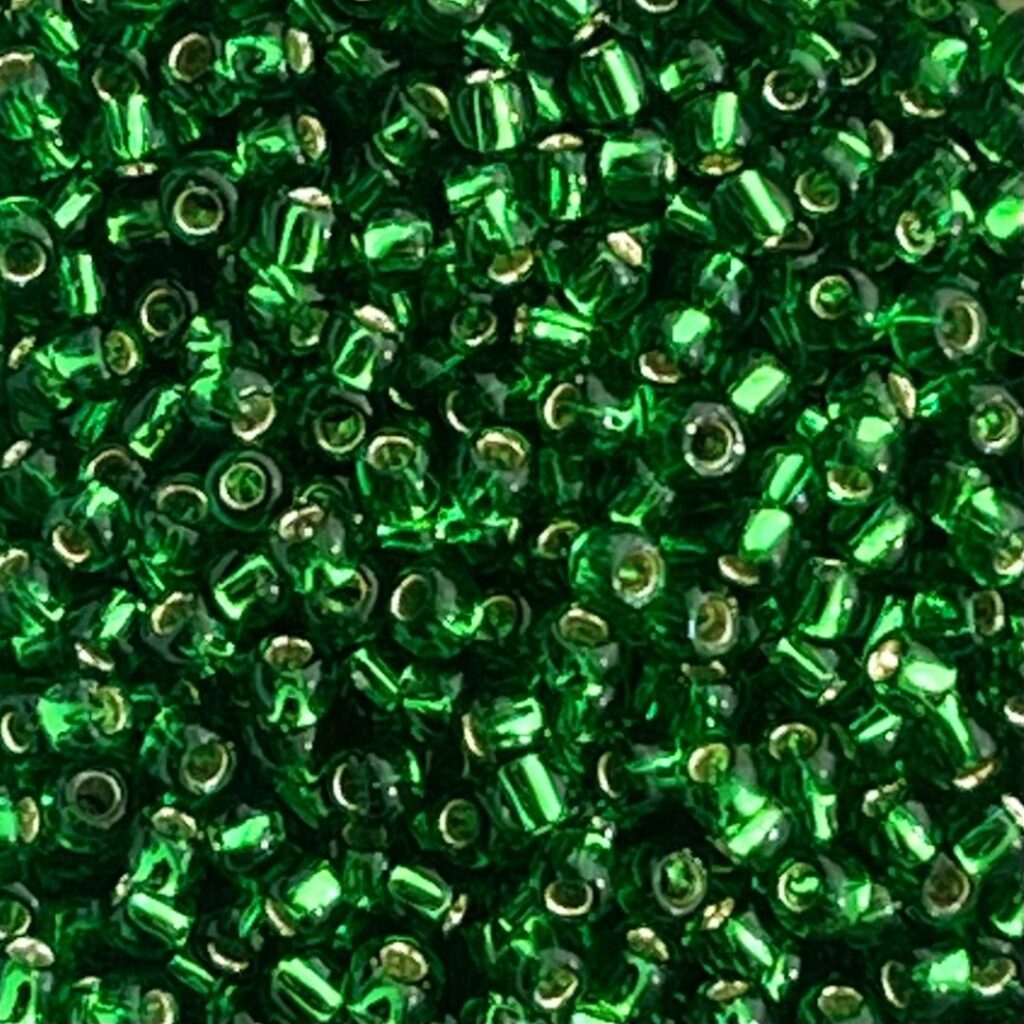 Round #11 Silver Lined Grass Green