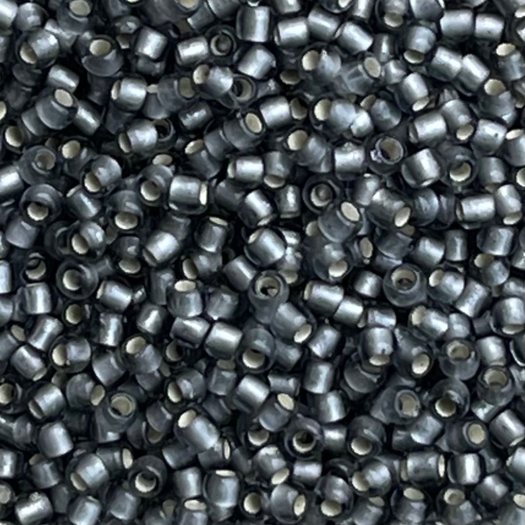 Round #11 Silver-Lined Frosted Gray - Image 1