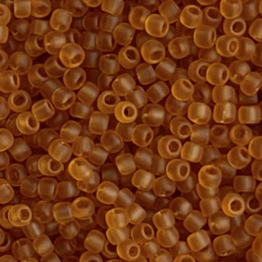 Round #11 Transparent Frosted Dk Topaz - Image 1