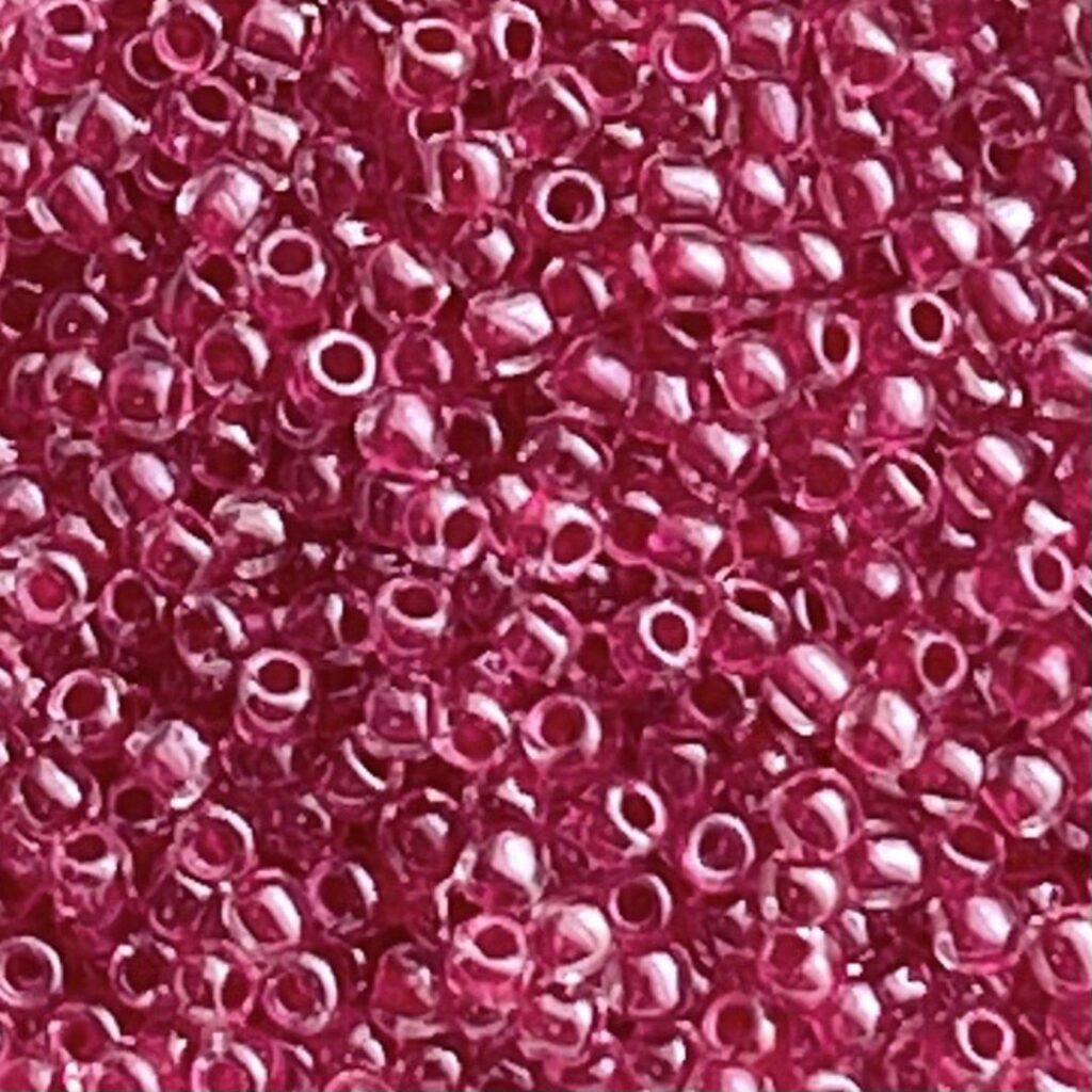 Round #11 Inside-Color Crystal Fuchsia-Lined