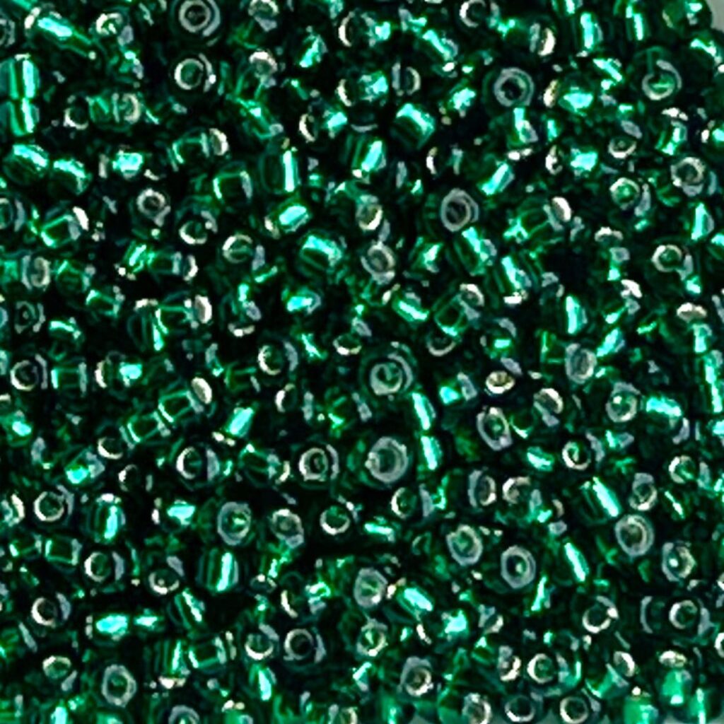 Round #11 Silver-Lined Green Emerald