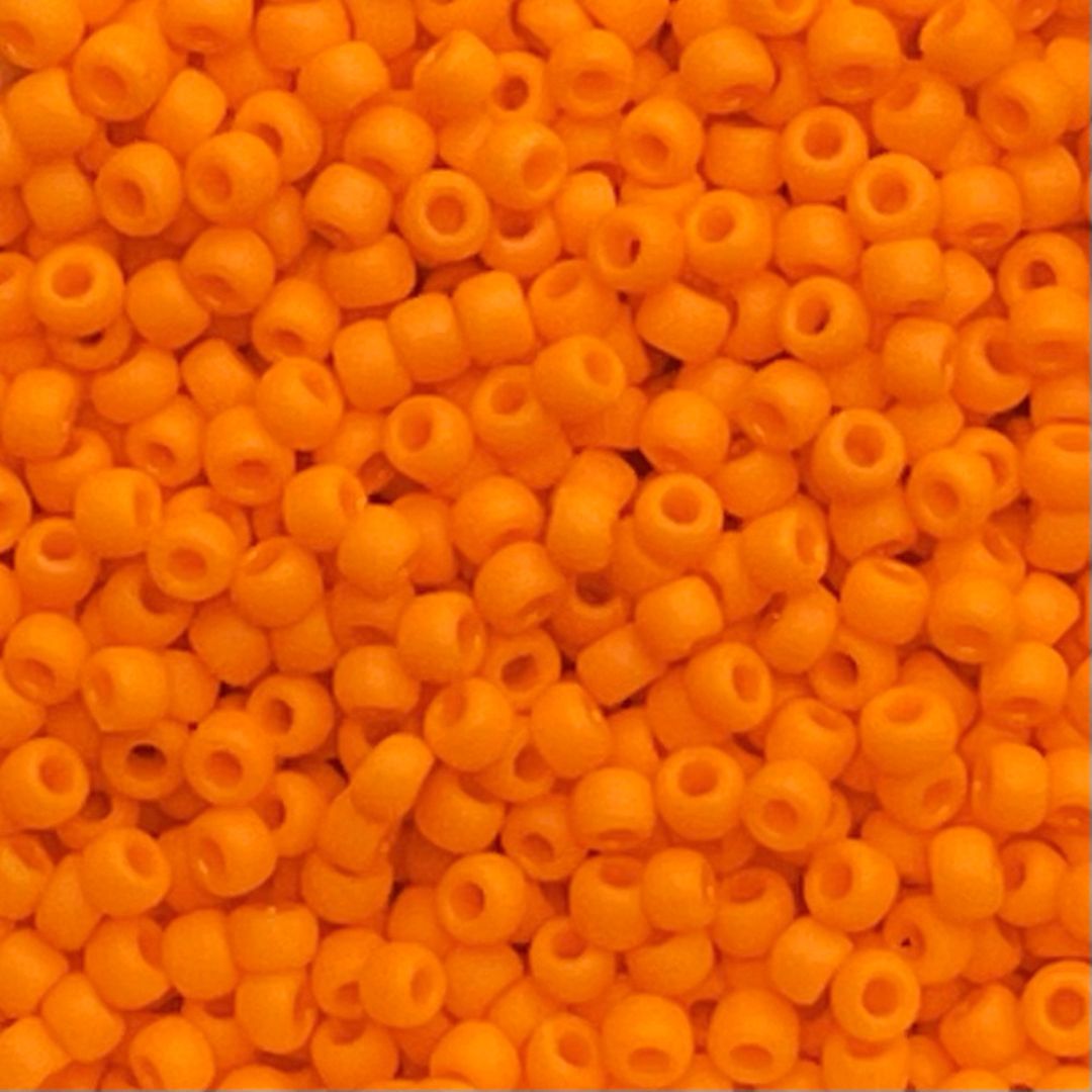 Round #11 Opaque Frosted Cantaloupe - Image 1