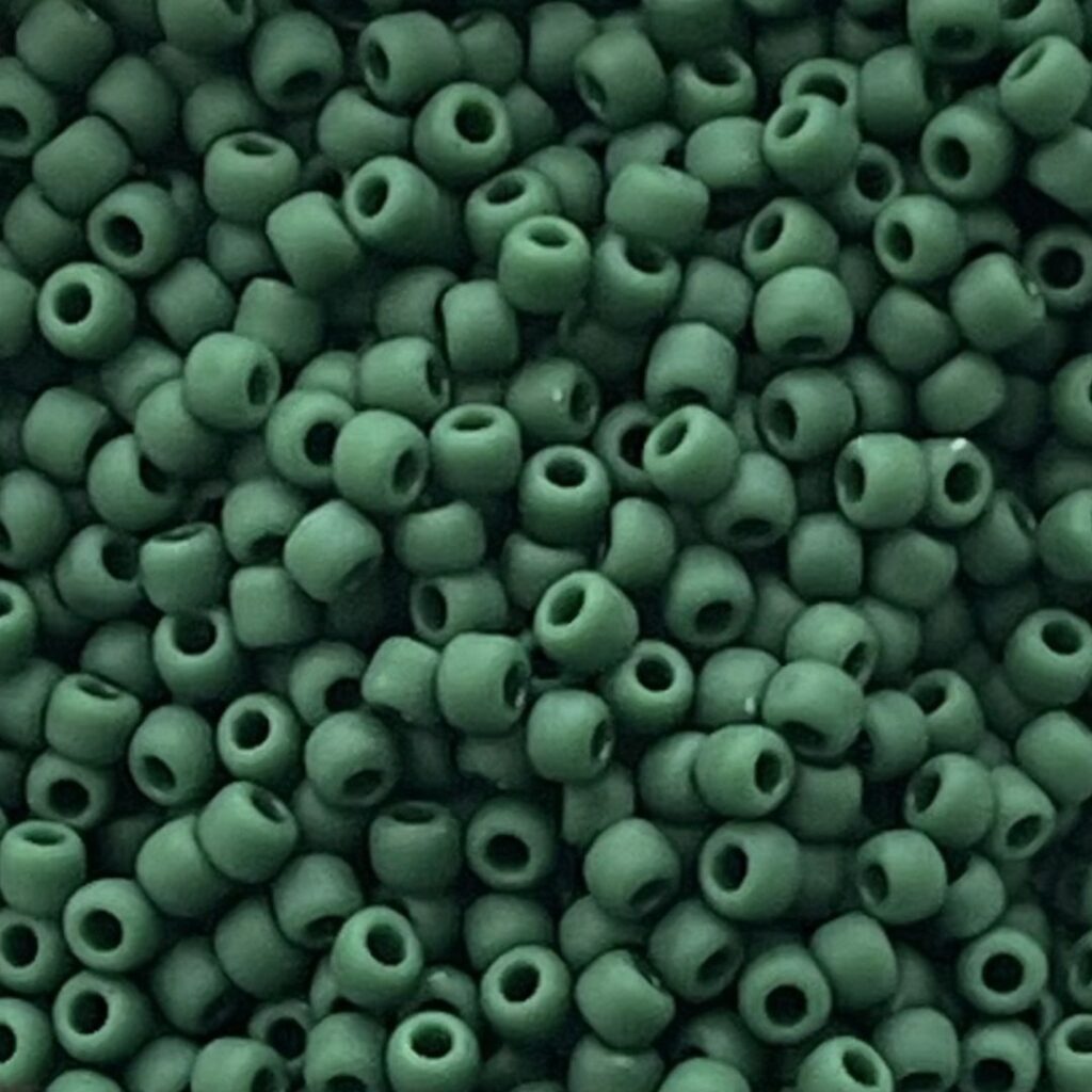 Round #11 Opaque Frosted Pine Green