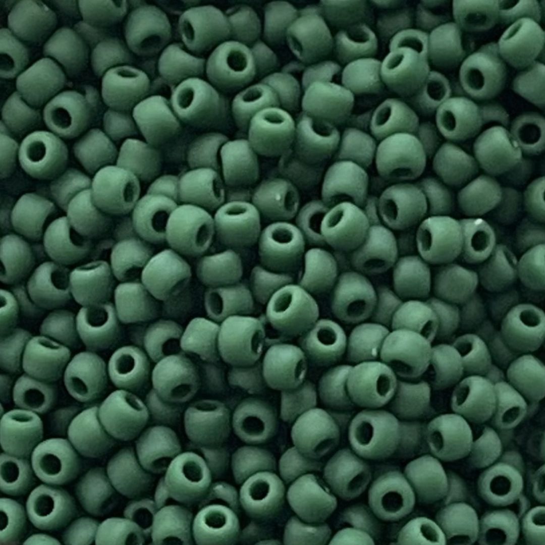 Round #11 Opaque Frosted Pine Green - Image 1