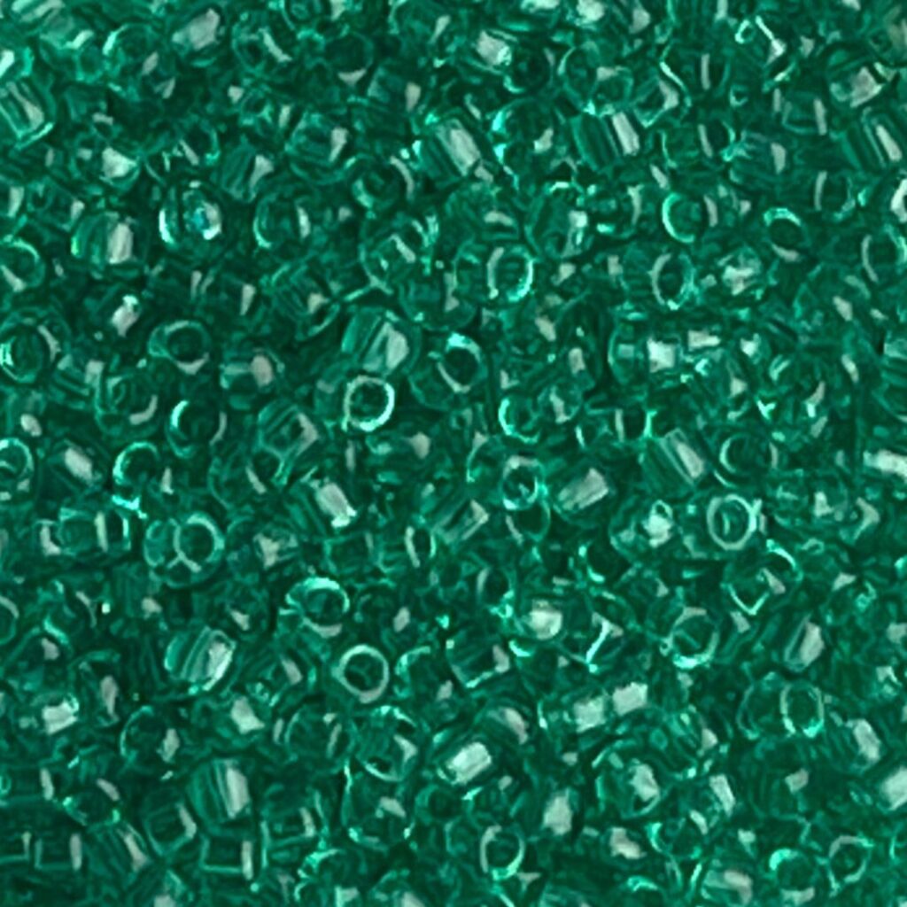 Round #11 Transparent Beach Glass Green