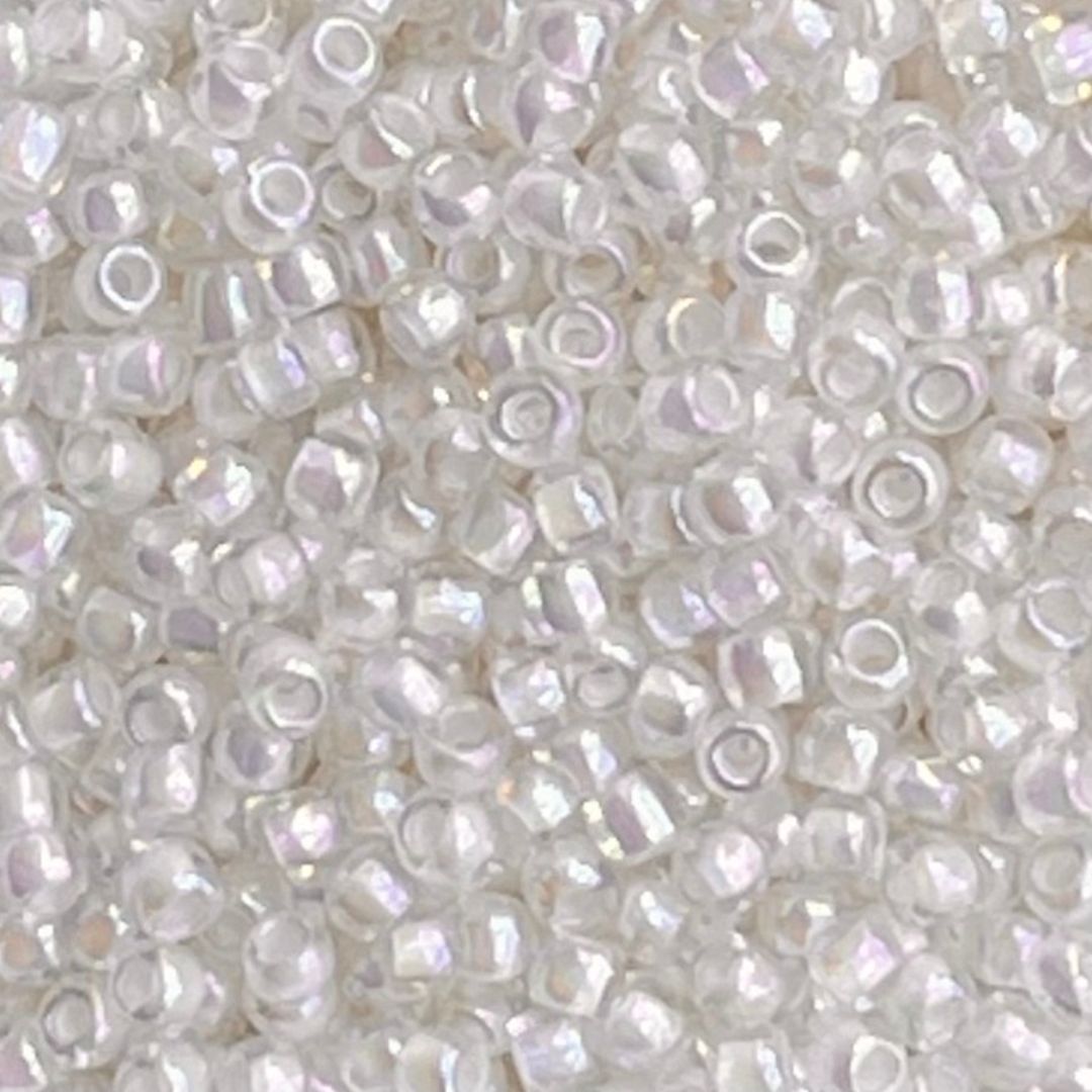 Round #11 Inside Color Rainbow Crystal/Creme Lined - Image 1
