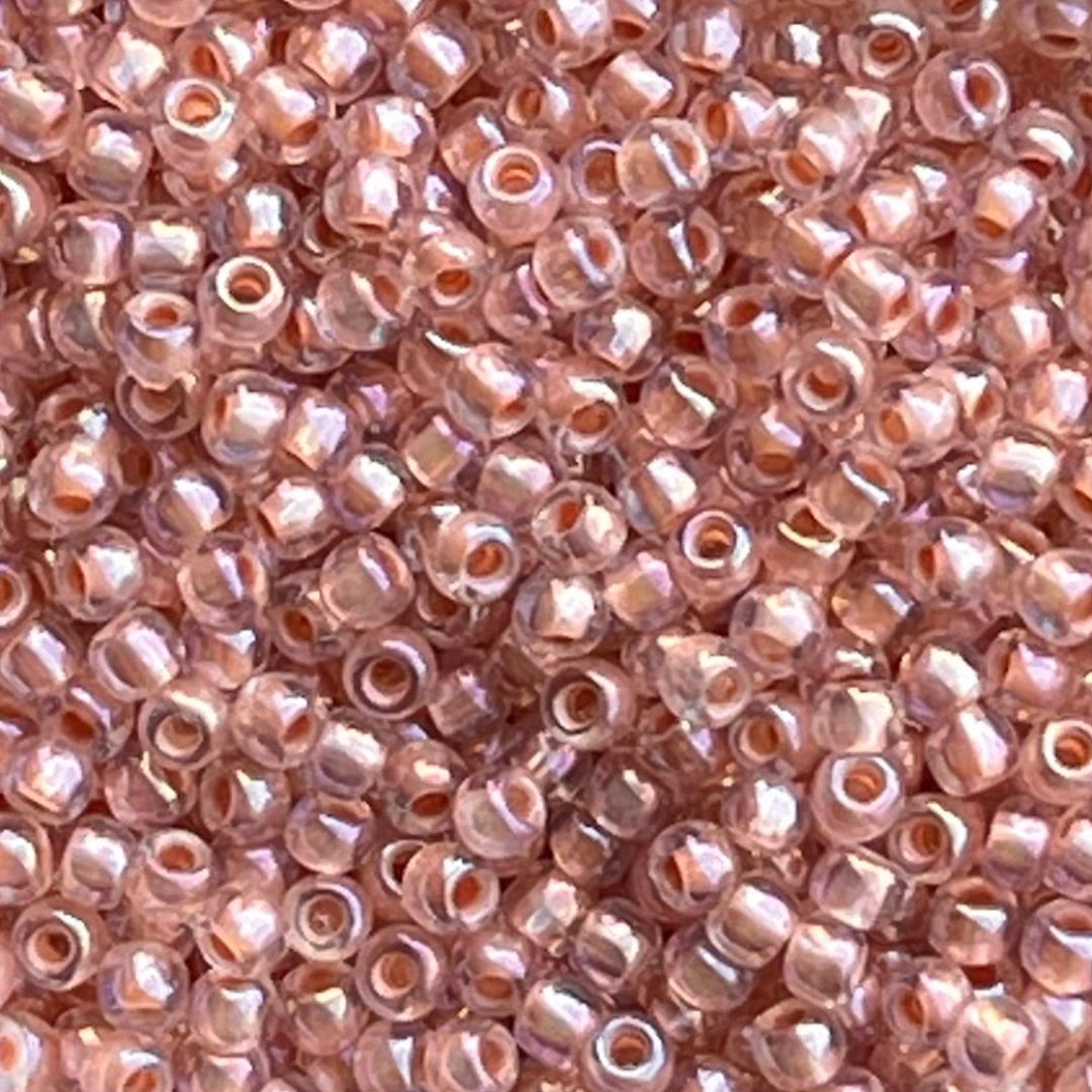 Round #11 Inside-Color Rainbow Crystal/Apricot-Lined - Image 1